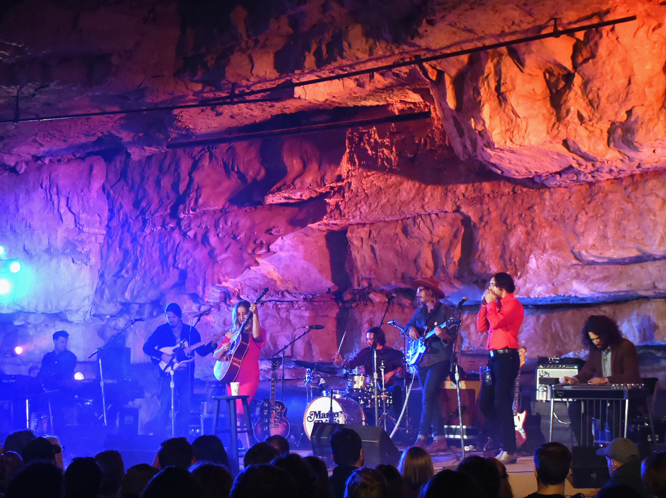 MCMINNVILLE, TN - SEPTEMBER 29: Singer/Songwriter Margo Price performs during Tennessee Tourism & Third Man Records 333 Feet Underground at Cumberland Caverns on September 29, 2017 in McMinnville, Tennessee. (Photo by Rick Diamond/Getty Images for Tennessee Tourism)