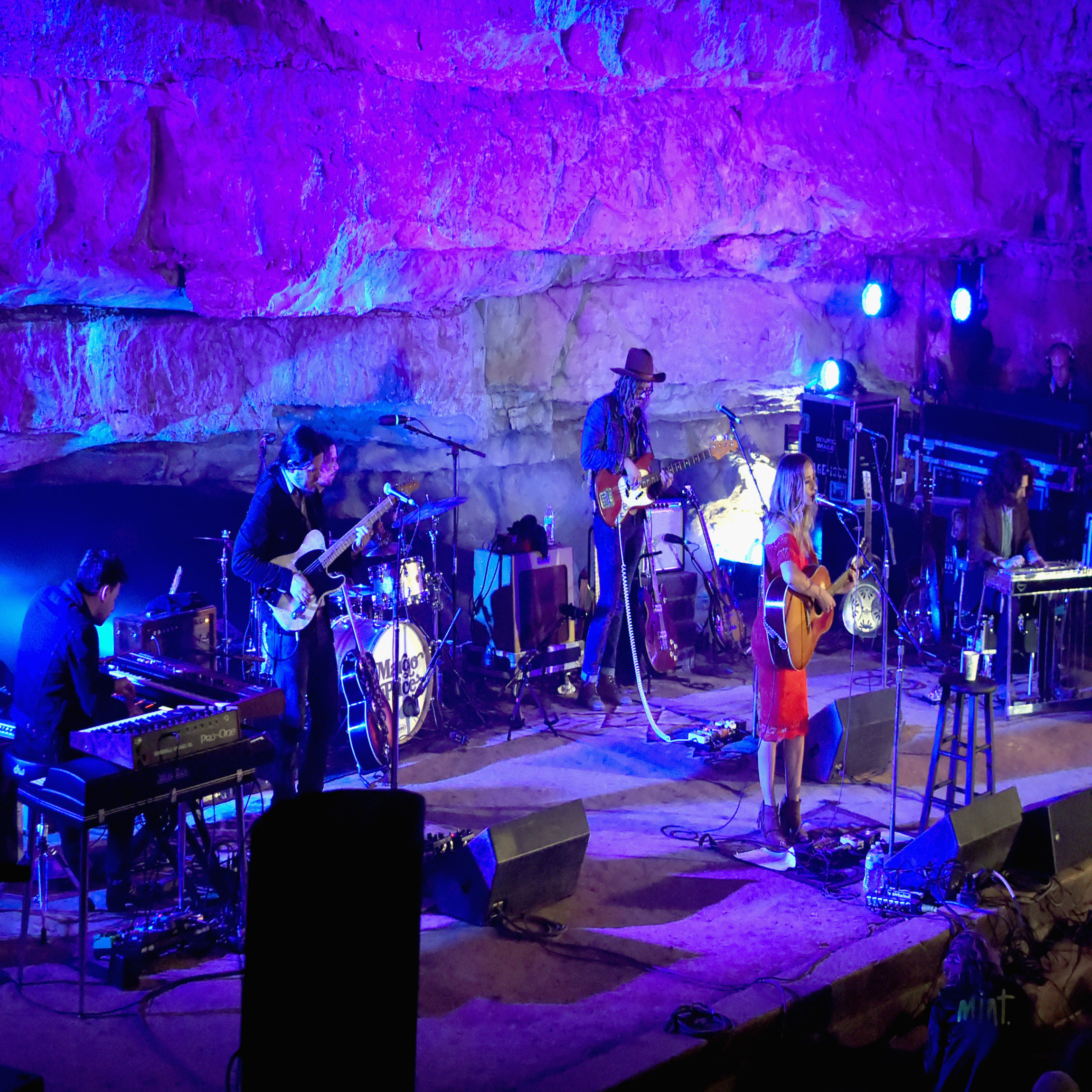 MCMINNVILLE, TN - SEPTEMBER 29: Singer/Songwriter Margo Price performs during Tennessee Tourism & Third Man Records 333 Feet Underground at Cumberland Caverns on September 29, 2017 in McMinnville, Tennessee. (Photo by Rick Diamond/Getty Images for Tennessee Tourism)