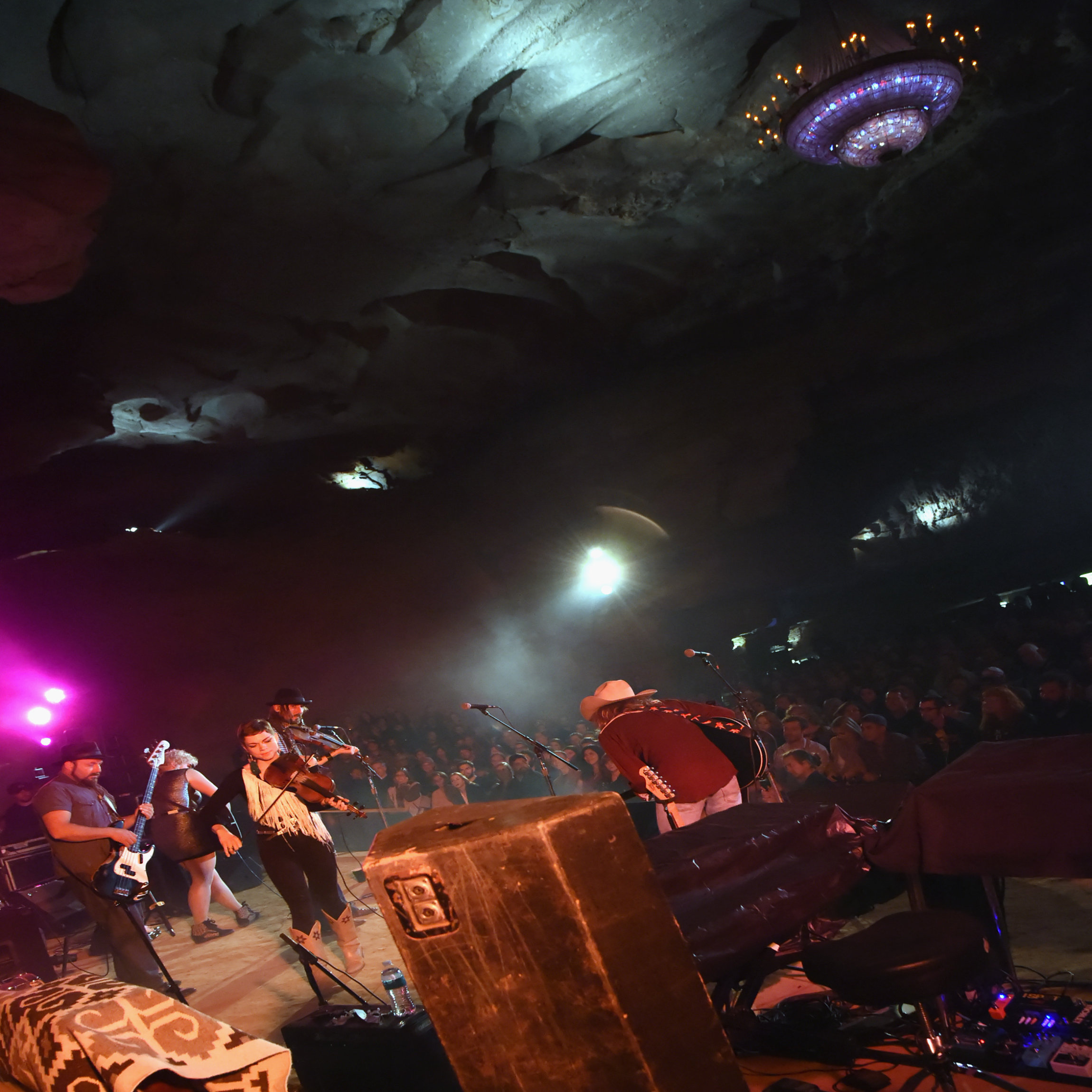 MCMINNVILLE, TN - SEPTEMBER 29: Singer/Songwriter Lillie Mae performs during Tennessee Tourism & Third Man Records 333 Feet Underground at Cumberland Caverns on September 29, 2017 in McMinnville, Tennessee. (Photo by Rick Diamond/Getty Images for Tennessee Tourism)