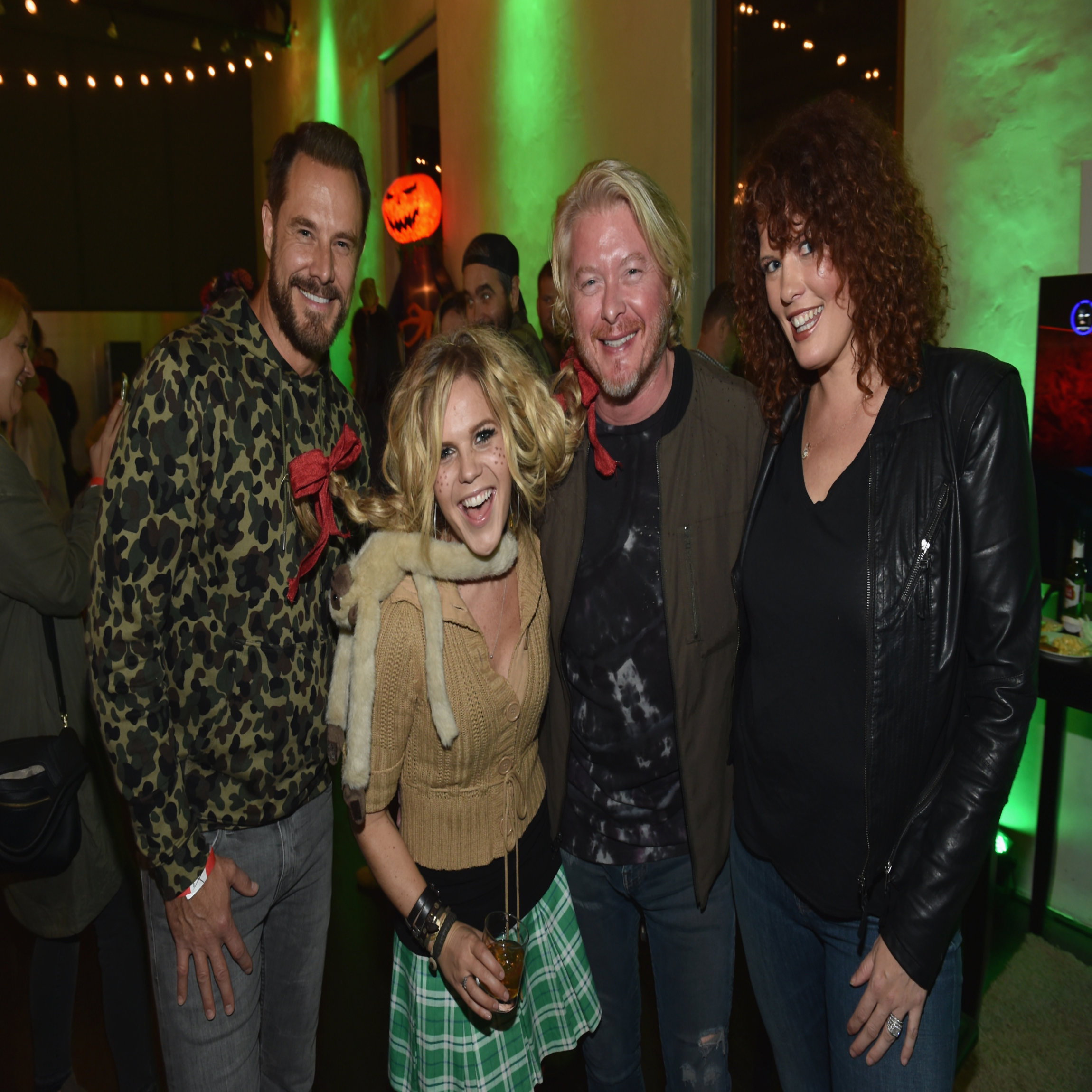 NASHVILLE, TN - OCTOBER 27: Singer-songwriters Jimi Westbrook, Natalie Stovall, Philip Sweet and Hannah Blackwell attend the Xbox Halloween Gaming Event hosted by Brad Paisley and Kimberly Williams-Paisley at Ruby on October 27, 2017 in Nashville, Tennessee. (Photo by John Shearer/Getty Images for Xbox)