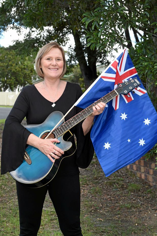 HONOURED: International country and blues singer, Keri McInerney, is proud to be one of Hervey Bay's batonbearers for the Commonwealth Games.