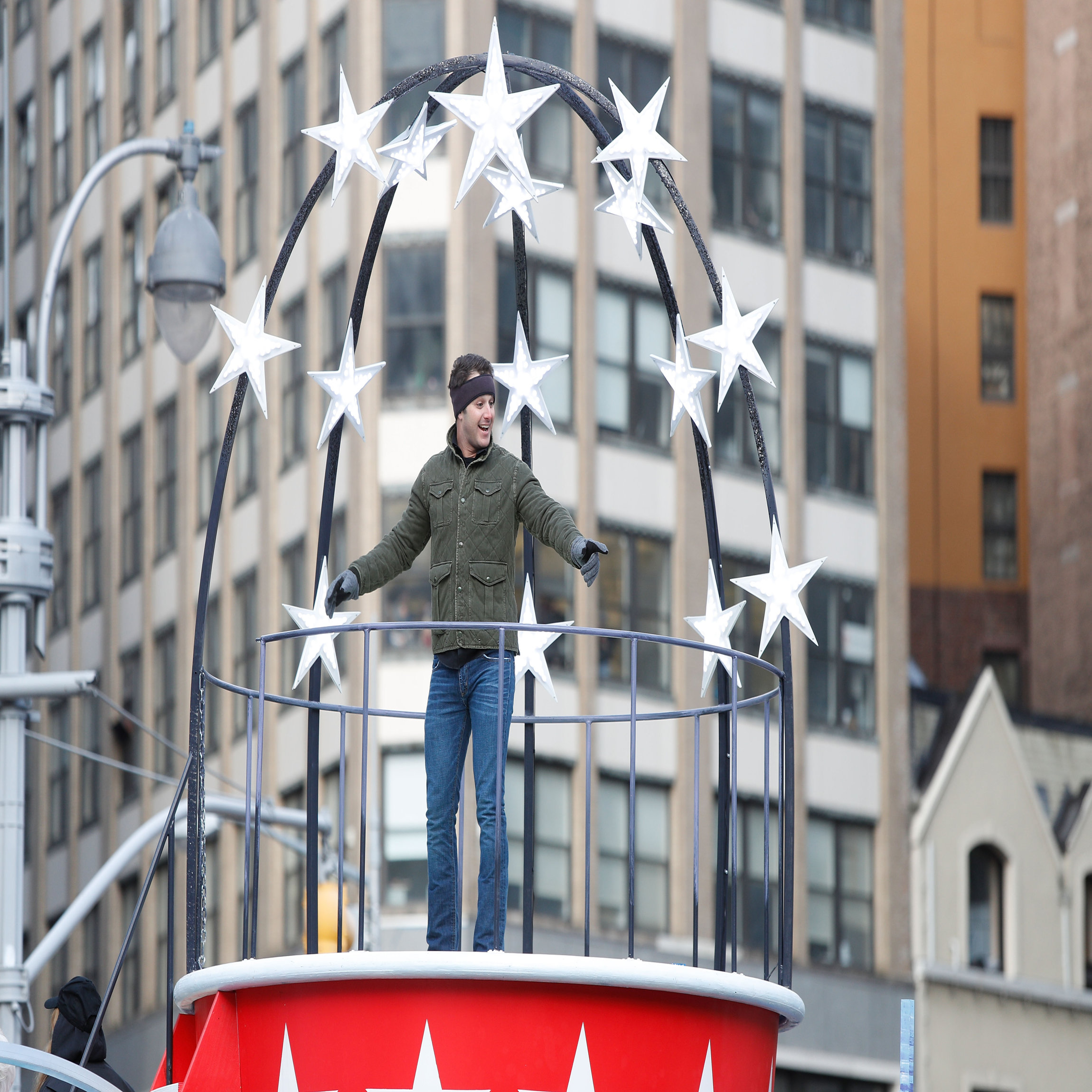 NEW YORK, NY - NOVEMBER 24: Easton Corbin rides in Macy's Thanksgiving Day Parade on November 24, 2016 in New York City. (Photo by Taylor Hill/FilmMagic)