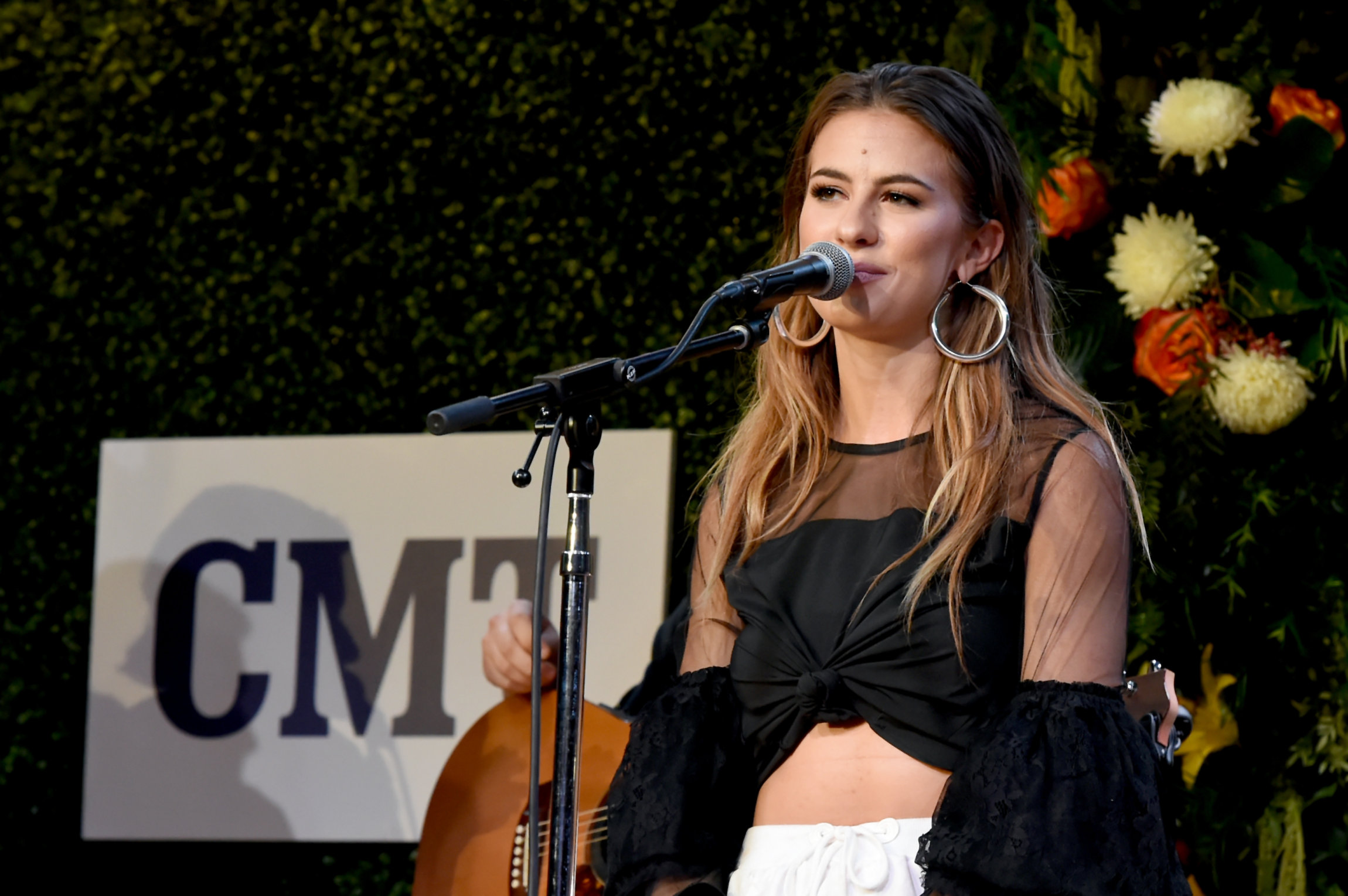 NASHVILLE, TN - NOVEMBER 07: Singer-songwriter Kassi Ashton performs onstage during the 2017 CMT Next Women Of Country Celebration at City Winery Nashville on November 7, 2017 in Nashville, Tennessee. (Photo by Rick Diamond/Getty Images for CMT)