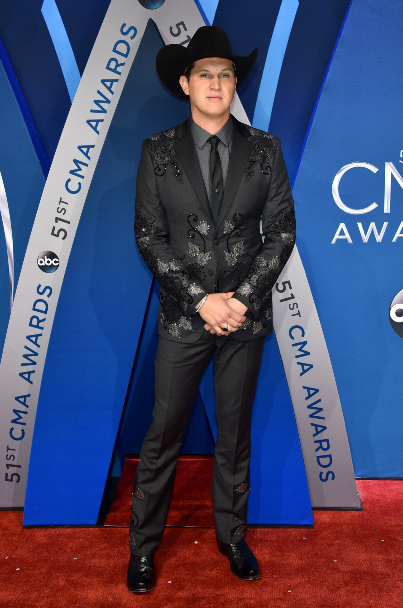 NASHVILLE, TN - NOVEMBER 08: Singer-songwriter Jon Pardi attends the 51st annual CMA Awards at the Bridgestone Arena on November 8, 2017 in Nashville, Tennessee. (Photo by John Shearer/WireImage)