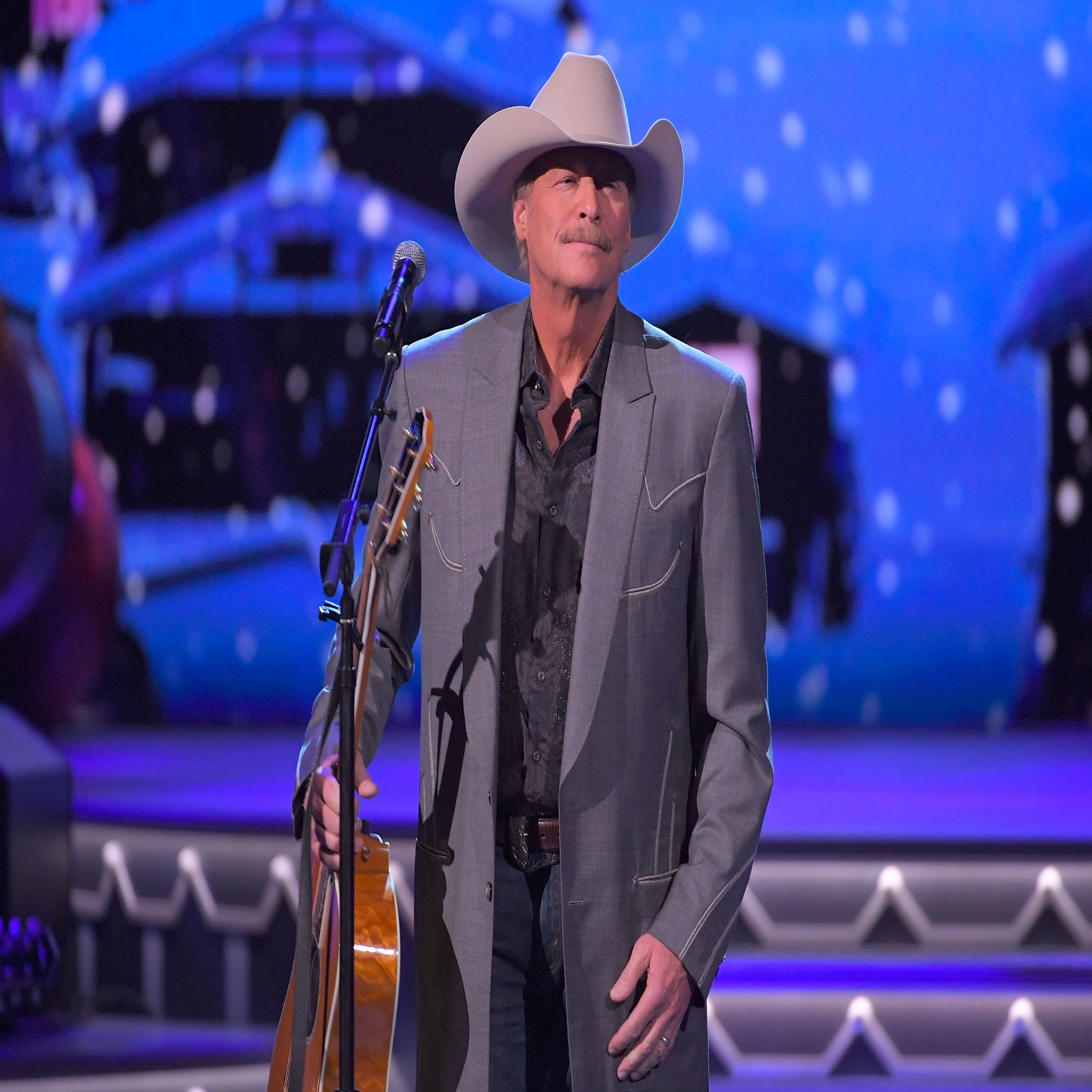 NASHVILLE, TN - NOVEMBER 14: Alan Jackson performs during CMA 2017 Country Christmas at The Grand Ole Opry on November 14, 2017 in Nashville, Tennessee. (Photo by Mickey Bernal/FilmMagic)