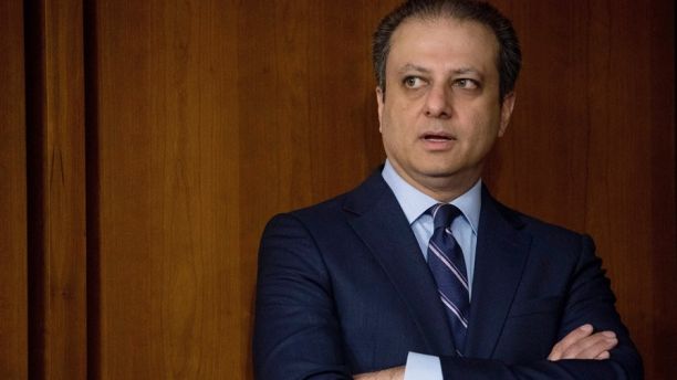 FILE - In this June 8, 2017, file photo, former United States Attorney for the Southern District of New York Preet Bharara arrives before former FBI director James Comey testifies at a Senate Intelligence Committee hearing on Capitol Hill in Washington. Bharara told USA Today for an article published on Sept. 18, 2017, that he is launching a new podcast called "Stay Tuned With Preet." (AP Photo/Andrew Harnik, File)