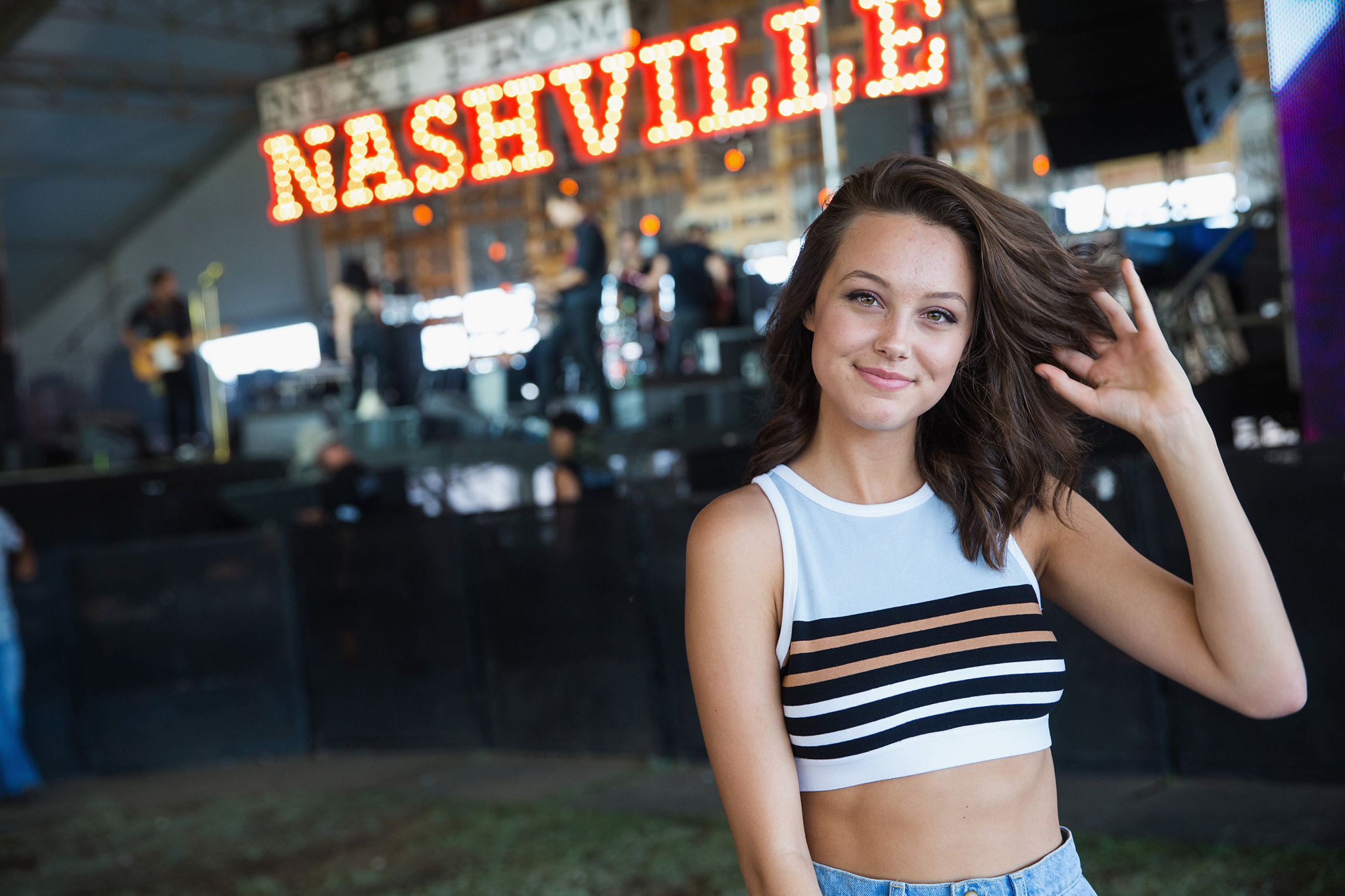 GEORGE, WA - JULY 31: Country singer Bailey Bryan poses for a photo during the Watershed Music Festival at Gorge Amphitheatre on July 31, 2016 in George, Washington. (Photo by Mat Hayward/Getty Images)