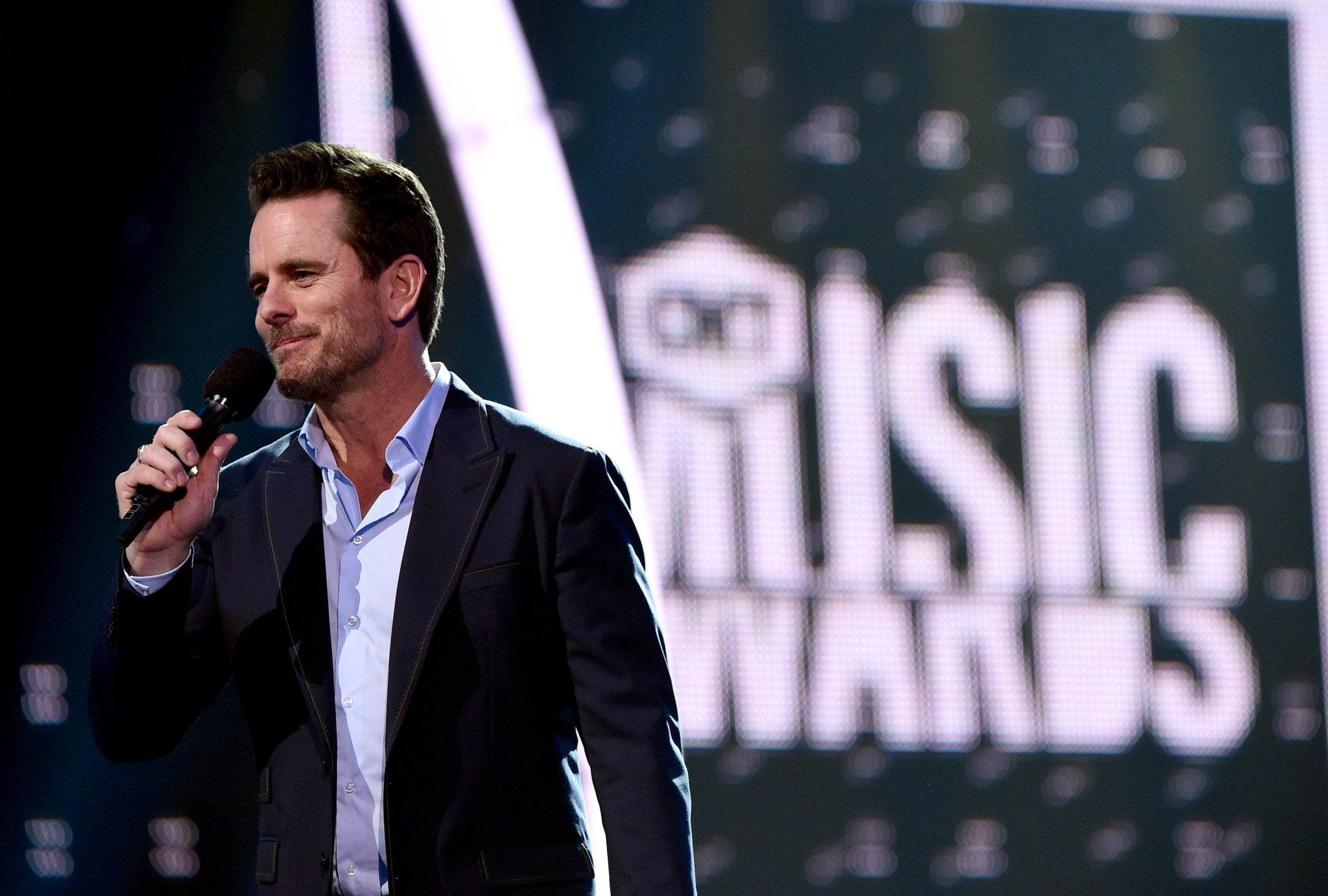 NASHVILLE, TN - JUNE 06: Host Charles Esten speaks onstage during the 2017 CMT Music Awards rehearsals at Music City Convention Center on June 6, 2017 in Nashville, Tennessee. (Photo by Mike Coppola/Getty Images for CMT)