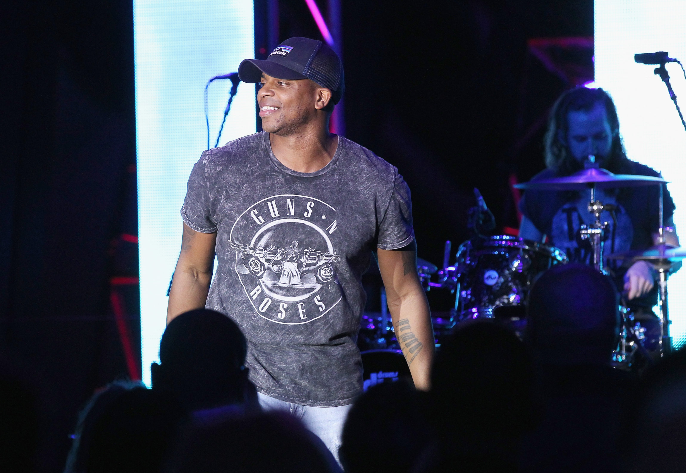 NASHVILLE, TN - OCTOBER 16: Musician Jimmie Allen performs onstage at the United Talent Agency party during the IEBA 2017 Conference on October 16, 2017 in Nashville, Tennessee. (Photo by Terry Wyatt/Getty Images for IEBA)