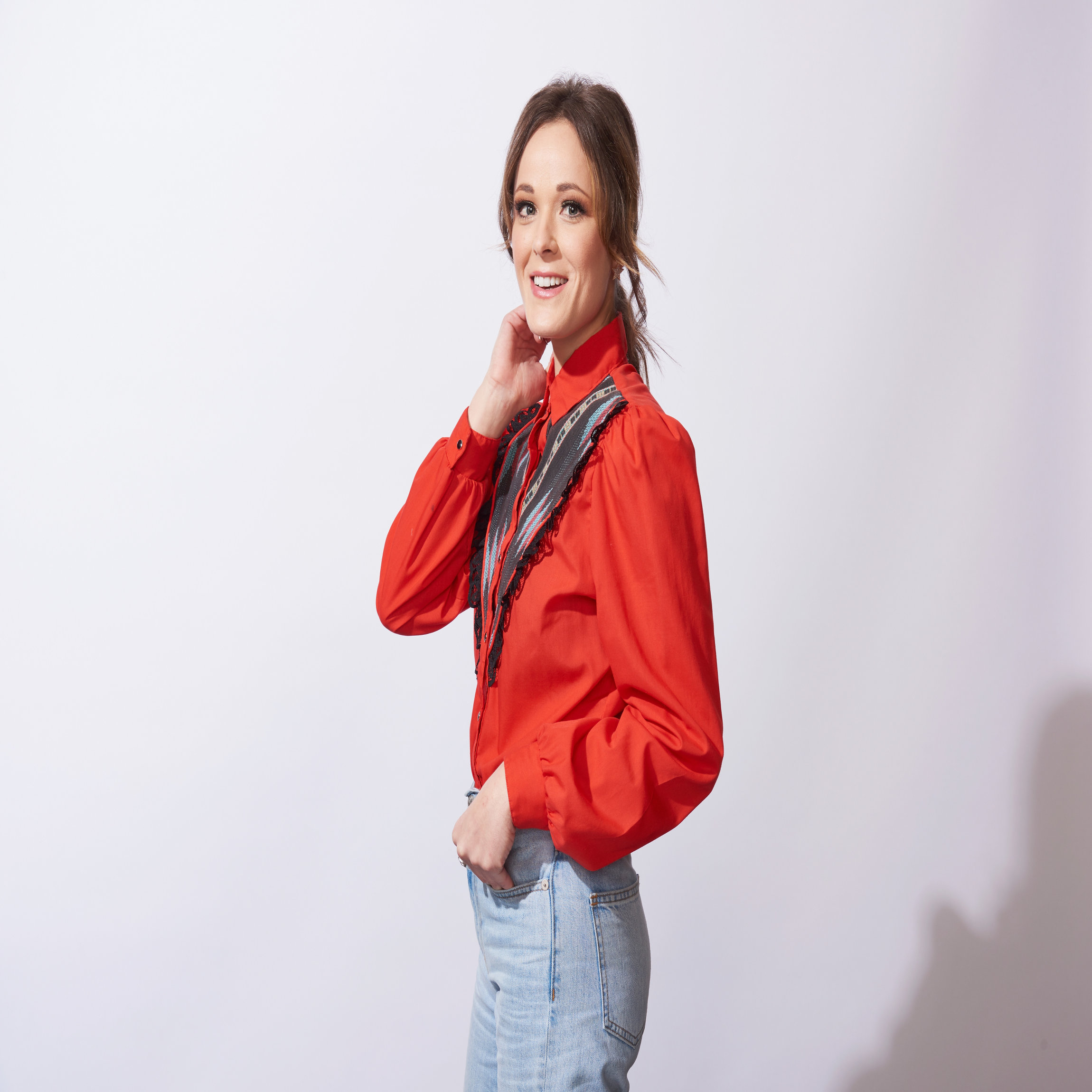 NASHVILLE, TN - NOVEMBER 07: Recording artist Jillian Jacqueline poses in the portrait studio at the 2017 CMT Next Women Of Country Celebration at City Winery Nashville on November 7, 2017 in Nashville, Tennessee. (Photo by John Shearer/Getty Images for CMT)