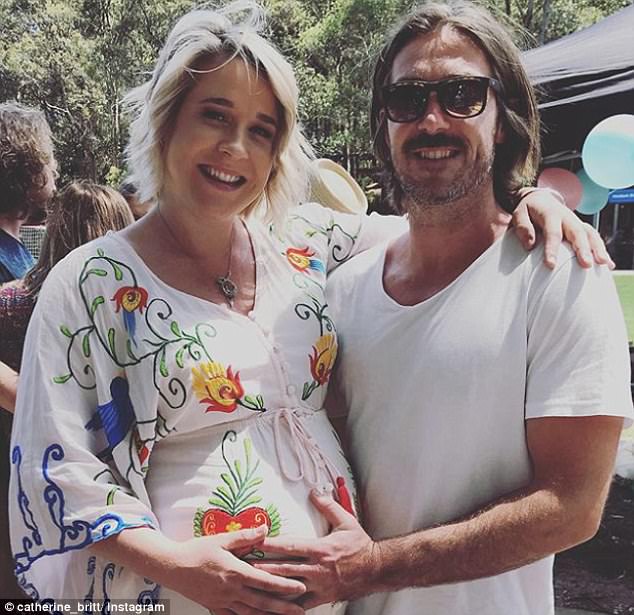 'I just feel invincible': Country singer Catherine Britt has given birth to a baby boy after battling breast cancer less than two years ago and told Woman's Day on Monday it was a beautiful moment she'll 'never forget'