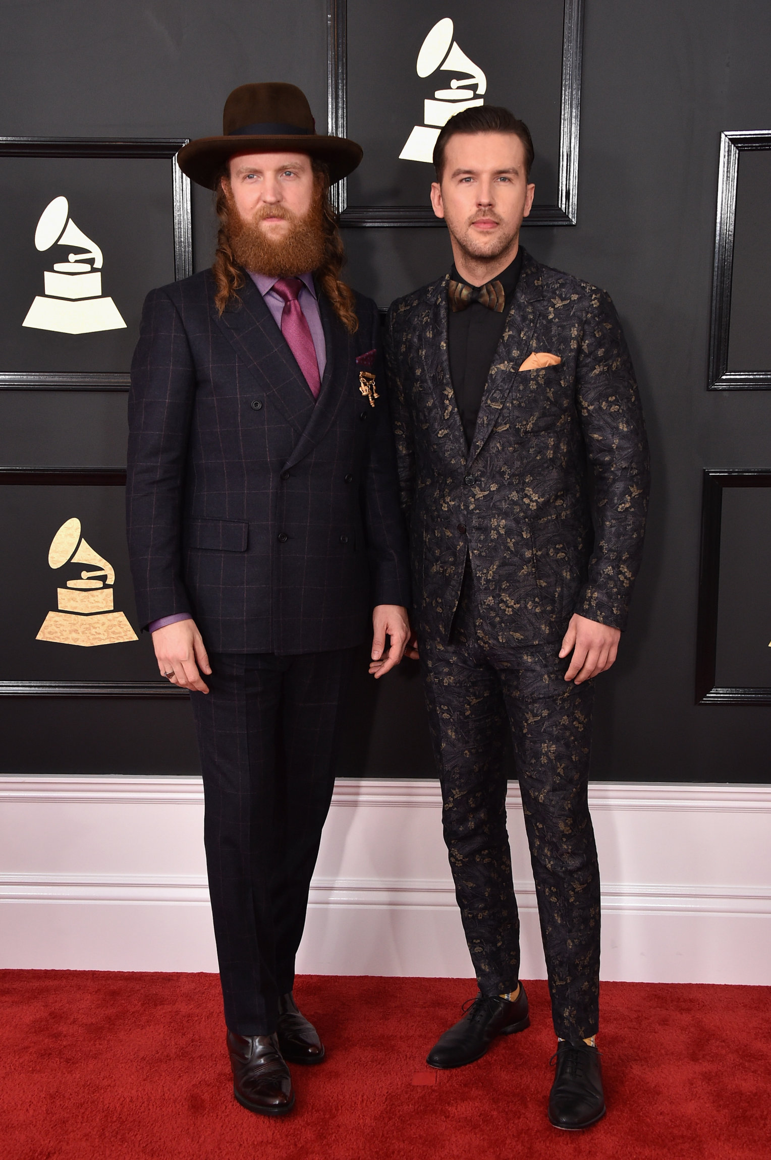 LOS ANGELES, CA - FEBRUARY 12: Recording artists John Osborne (L) and T.J. Osborne of music group Brothers Osborne attend The 59th GRAMMY Awards at STAPLES Center on February 12, 2017 in Los Angeles, California. (Photo by John Shearer/WireImage)