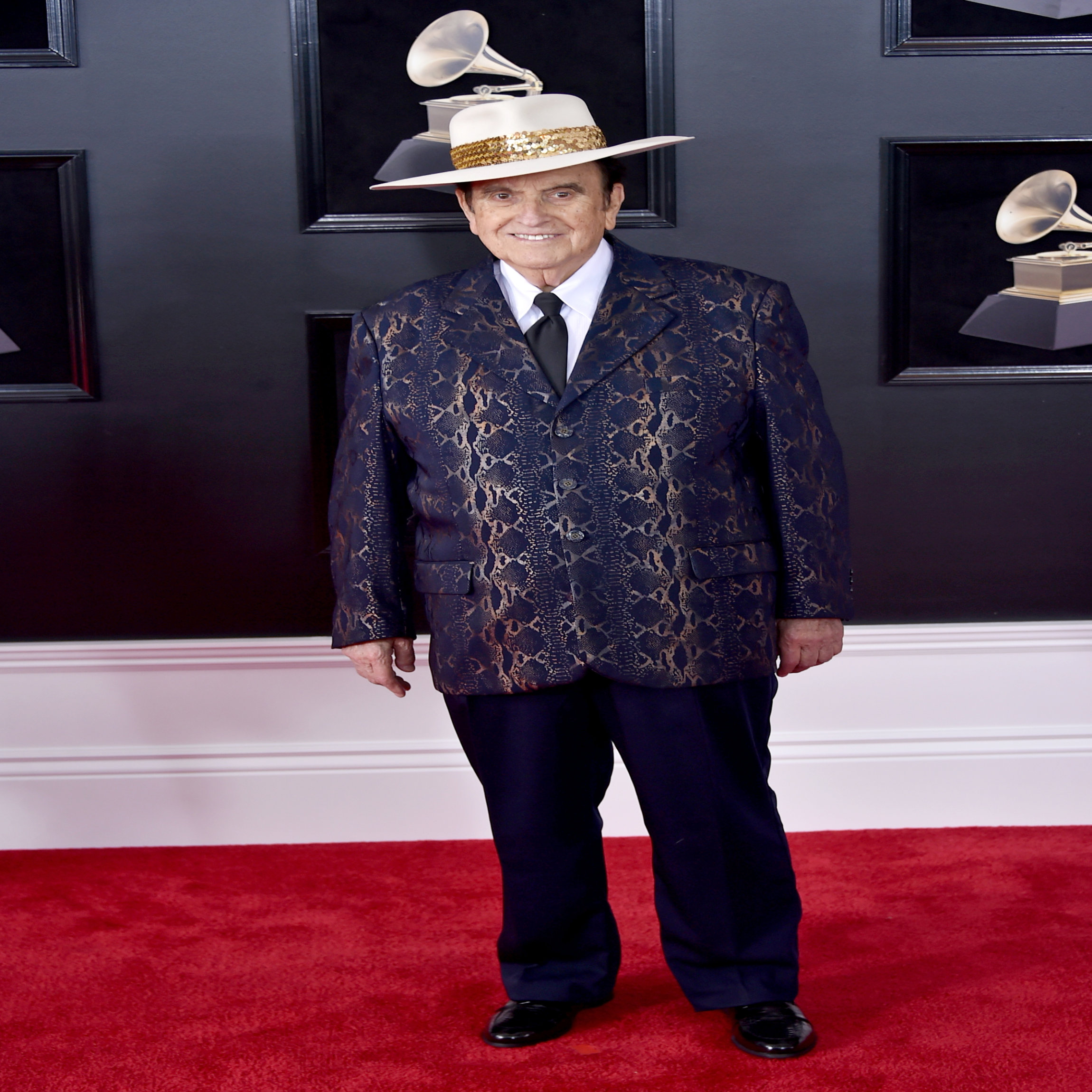 NEW YORK, NY - JANUARY 28: Recording artist Bobby Osborne attends the 60th Annual GRAMMY Awards at Madison Square Garden on January 28, 2018 in New York City. (Photo by Mike Coppola/FilmMagic)